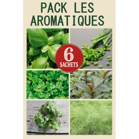 PACK "Les Aromatiques" - Graines Bio |  | Graines et Bio
