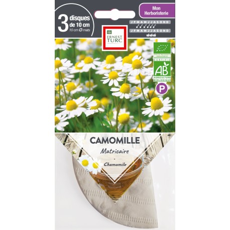CAMOMILLE - Graines BIO PRÉSEMÉ | Ernest Turc | Graines et Bio
