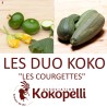 COURGETTES - DUO Kokopelli - Graines BIO | KOKOPELLI | Graines et Bio