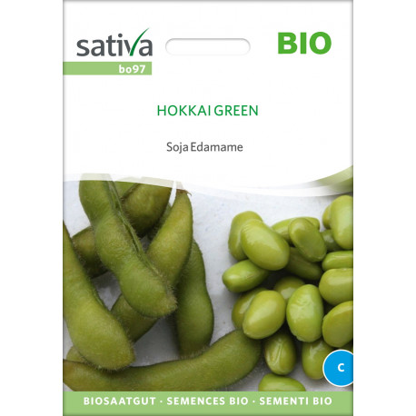SOJA EDAMAME "Hokkai Green" - Graines BIO | Sativa | Graines et Bio