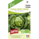 Chou Vert Frisé de Savoie  graines bio pour semis Sanrival BIO