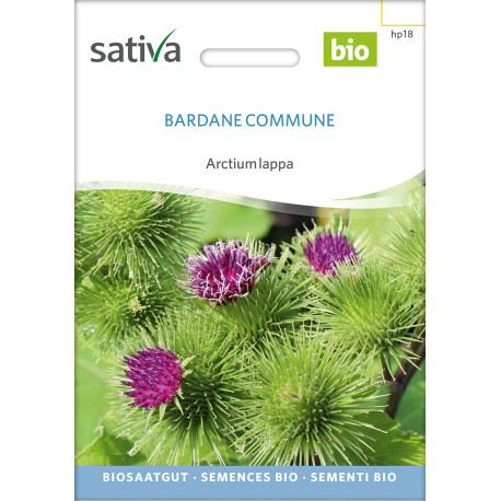 BARDANE Commune - Graines BIO | Sativa | Graines et Bio