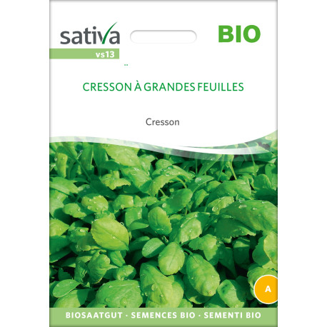 CRESSON à Grandes Feuilles - Graines BIO | Sativa | Graines et Bio