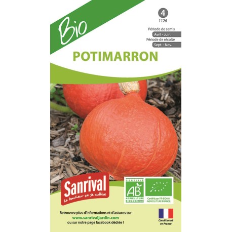 POTIMARRON - Graines BIO | SANRIVAL | Graines et Bio